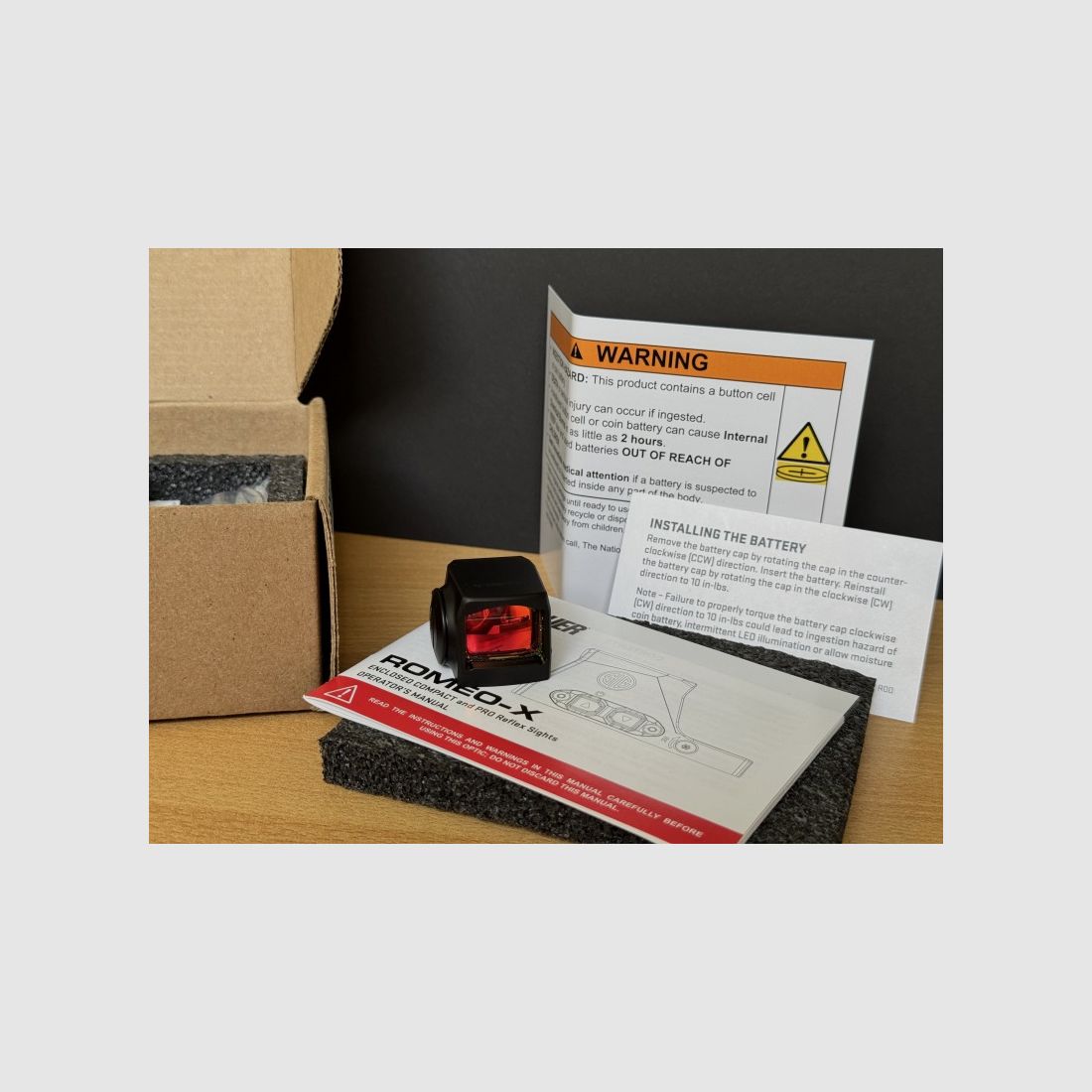 SIG SAUER ROMEO X PRO Punto Rojo Cerrado 6 MOA - absolutamente como nuevo