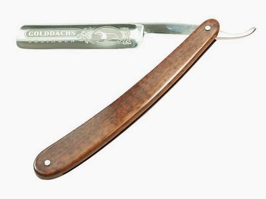 2. Wahl Golddachs Rasiermesser,Karbon,Schlangen Halbhohlschliff