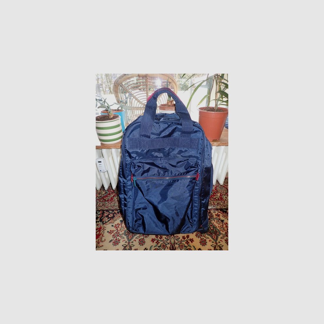 Rucksack/Tragetasche „travelite“, Tragegurte, blau, neuwertig!