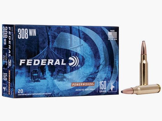 Federal Power Shok .308 Win. 150 gr. - 20 stuks.