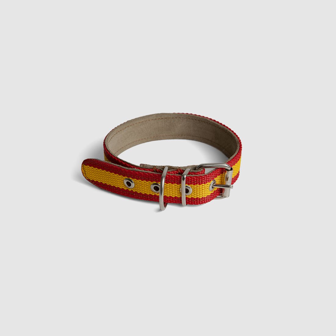 Halsband Spanien und Leder (3 cm breit)