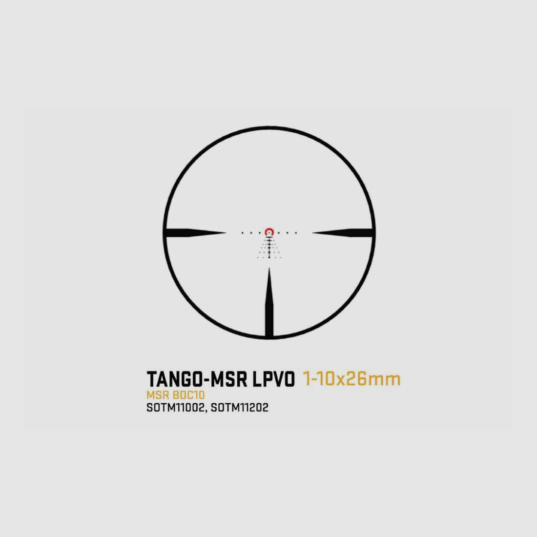 SIG SAUER TANGO-MSR 1-10×26 MSR BDC10 FFP