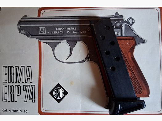Magazine 7-round for Erma ERP 74 unused for adapter cartridges 4mm M20