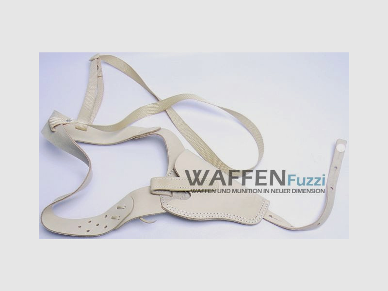 Funda de hombro de cuero para revólver de 2" - 3"