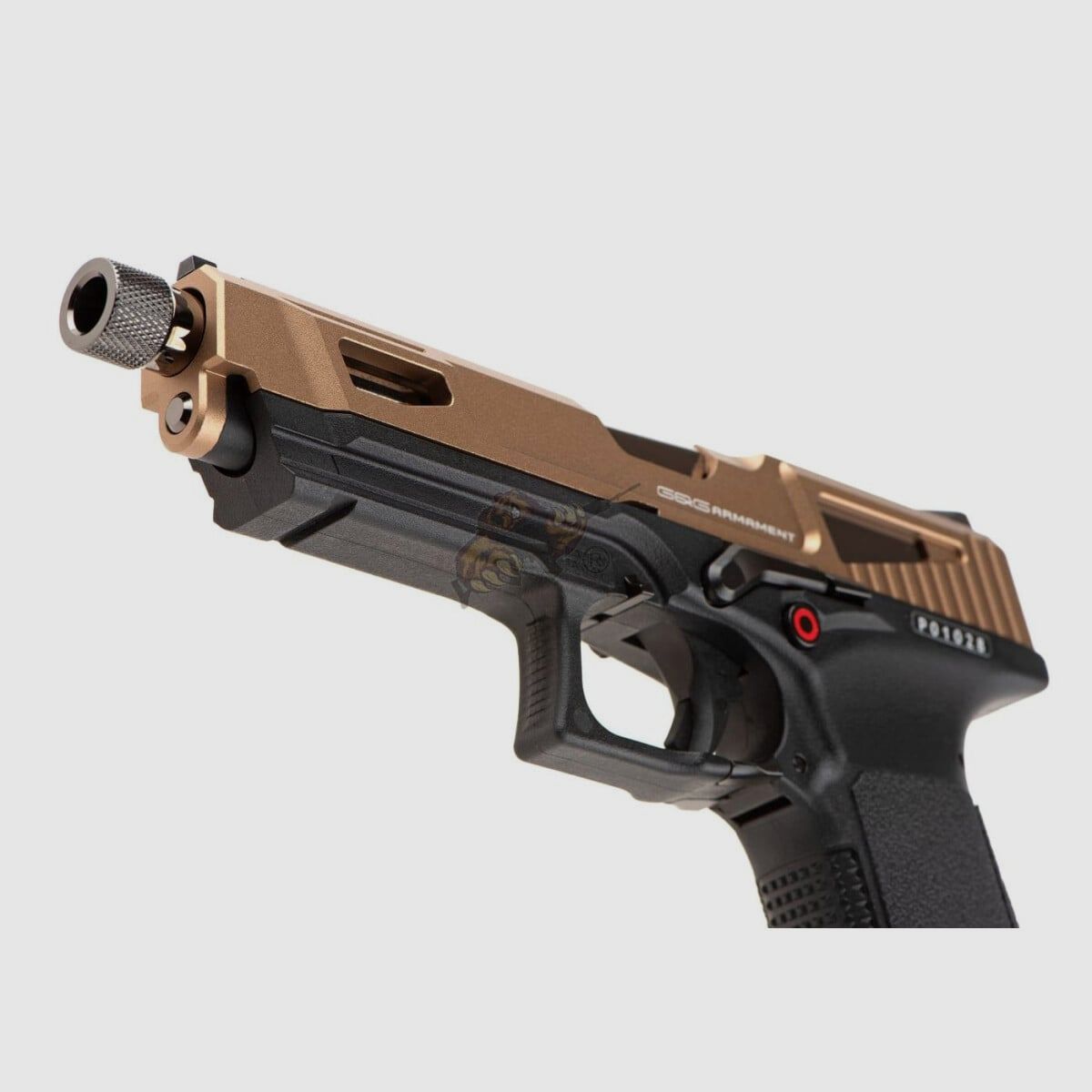 GTP9 MS CNC Scivolo in Metallo Gas Blow Back Nero/Deserto Airsoft Libero da 18 - GBB - F | G&G, immagine 4 di 7