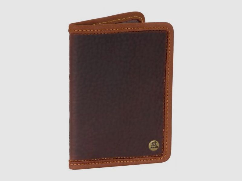 AKAH hunting license case made of yak leather