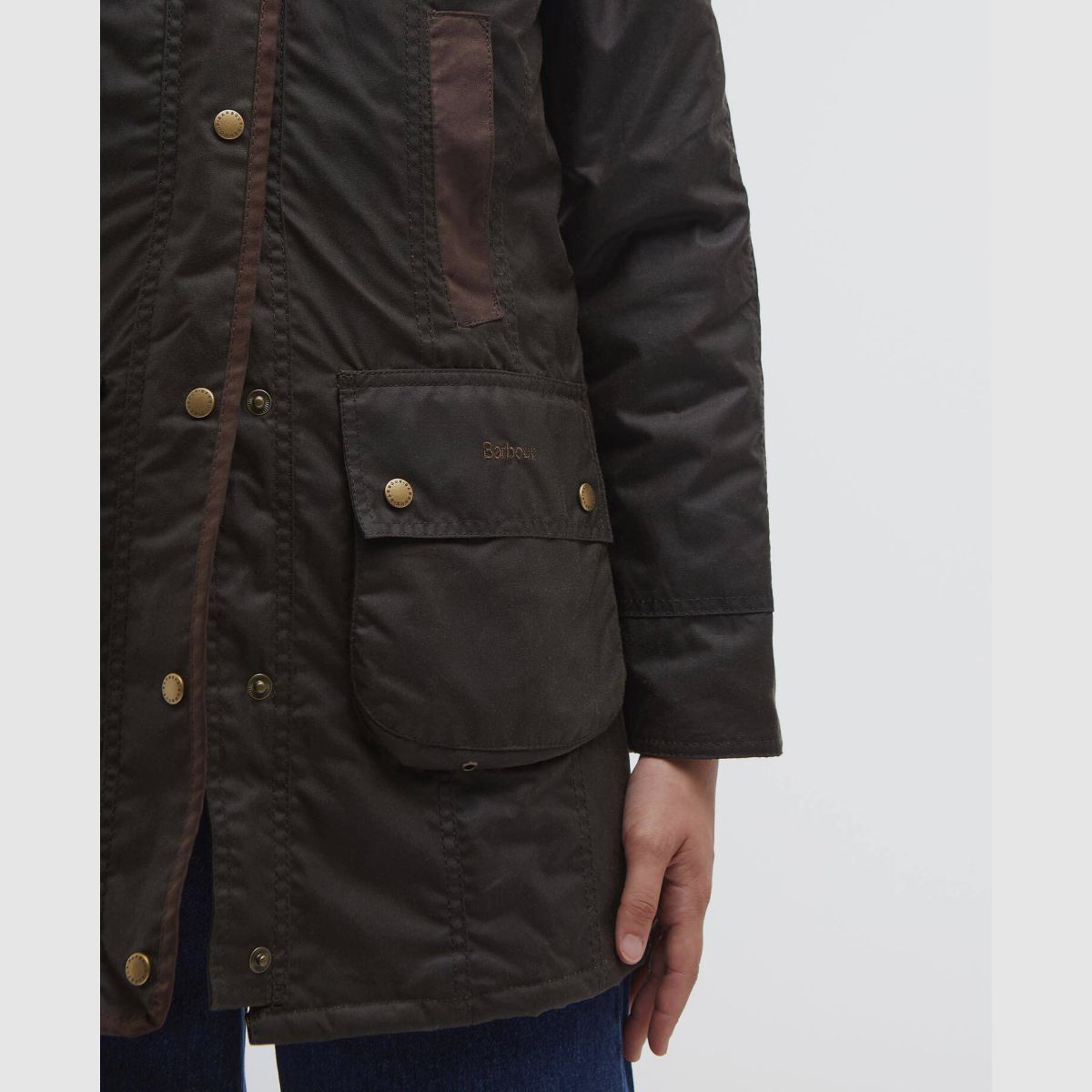 BARBOUR Wachsjacke Bower Oliv