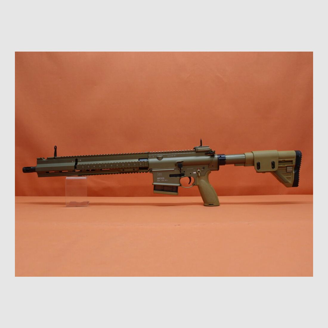 Heckler&Koch Ha. Rifle .308Win Heckler&Koch/H&K MR308 A3 28 16,5" cañón RAL8000, sistema de pistón de gas HK417/G28