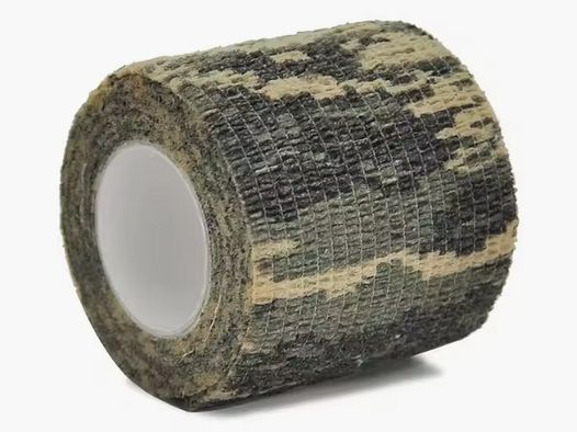 2 sztuki taśmy maskującej taśmy klejącej Stretchband Camo Form, usuwalna bez resztek 5cm x 4,80m