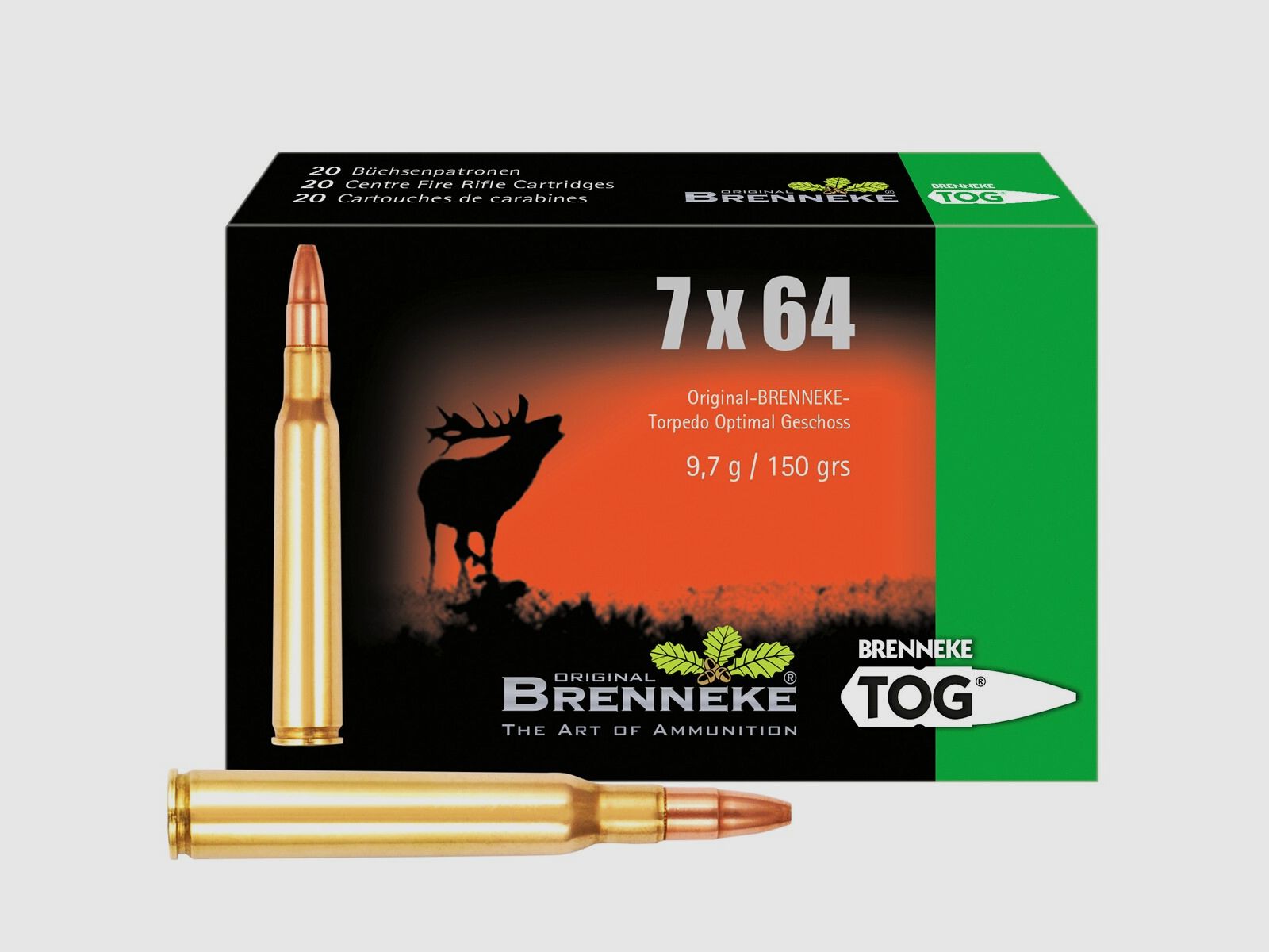 Brenneke 7×64 TOG 9,7g/150grs. – 20 pz.
