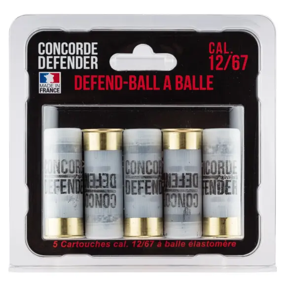 Cartouche Defend Ball Concorde Defender Calibre 12/67