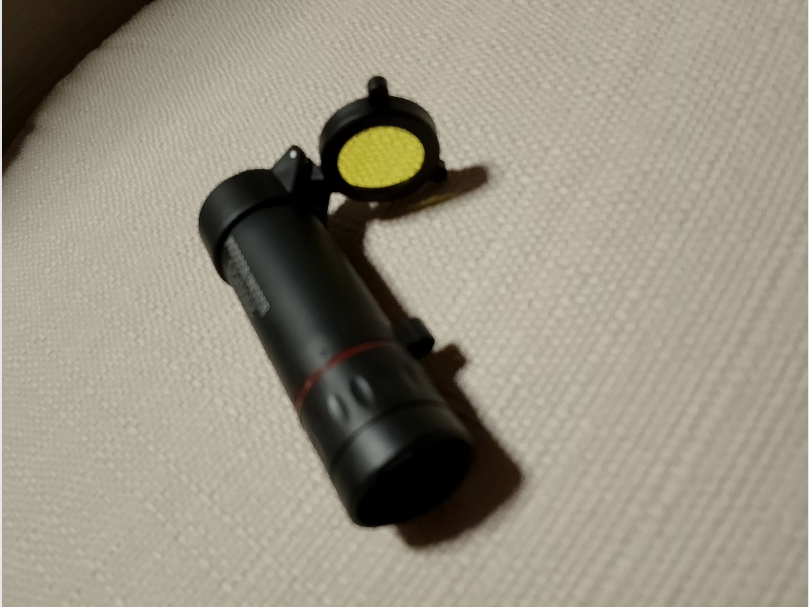 Monocular telescope 2000x25 monocle new with yellow sun protection cap