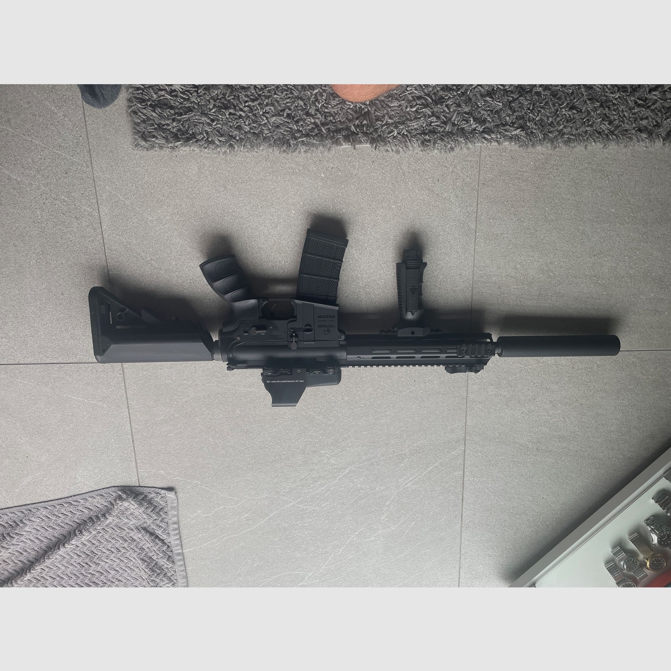 Tippmann M4 with accessories & attachments
