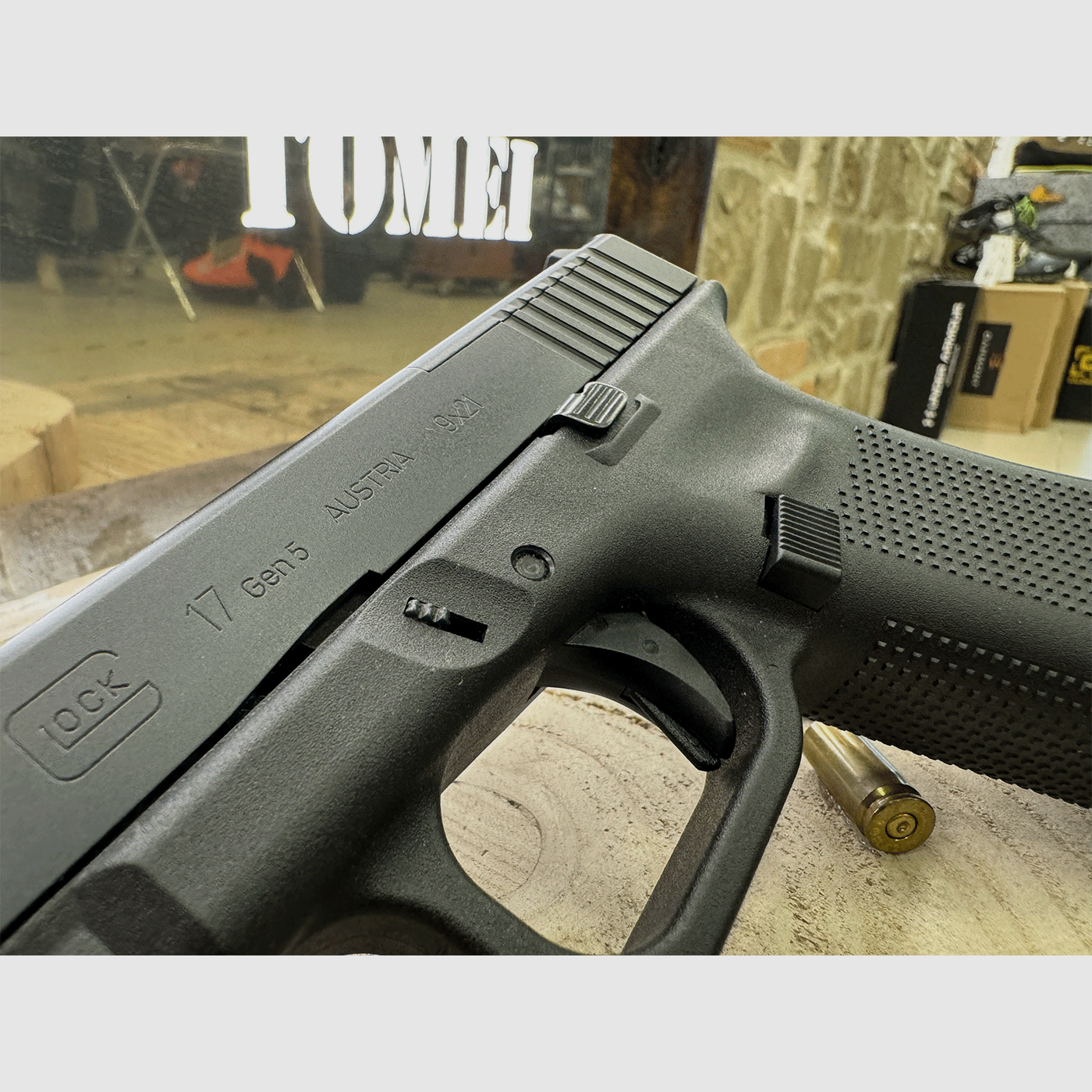 GEBRAUCHT – PISTOLE – GLOCK MOD. 17 GEN 5 FS MOS Kal. 9×21, Bild 3 von 5