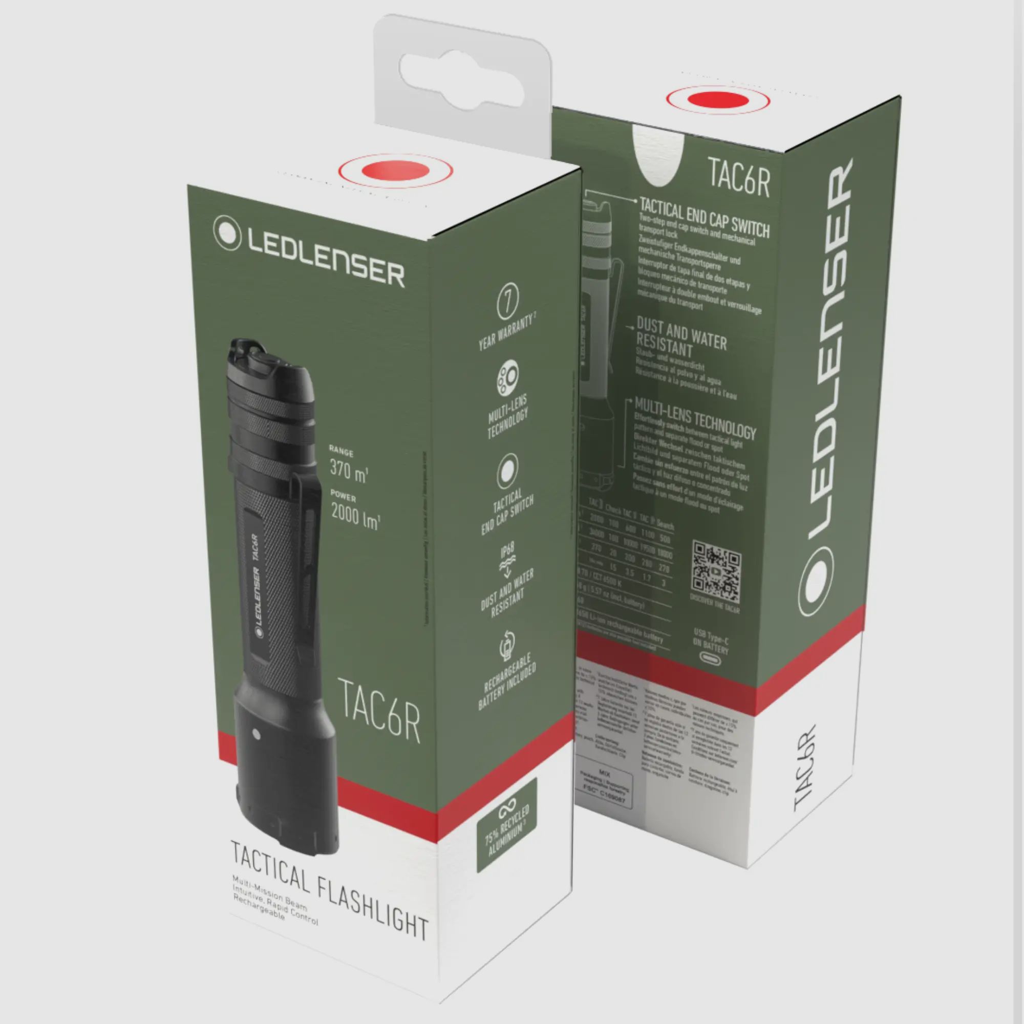 Ledlenser zaklamp TAC6R