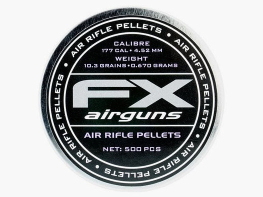 500 Stück Diabolos Cal 4.5 für FX Dreamline Gewehre Luftgewehr Luftpistole Co2 4,52mm 10,3grain