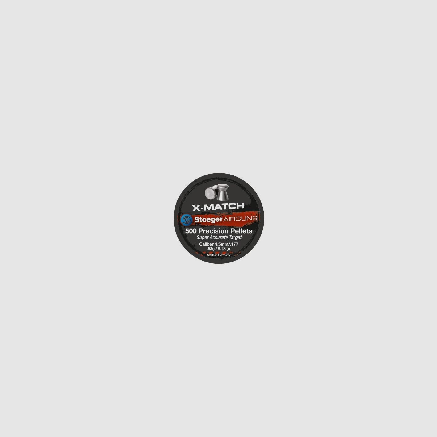 Geschosse Kal. 4,5 Stoeger X-Match 500 Stk 0,53 g, Bild 1 von 2
