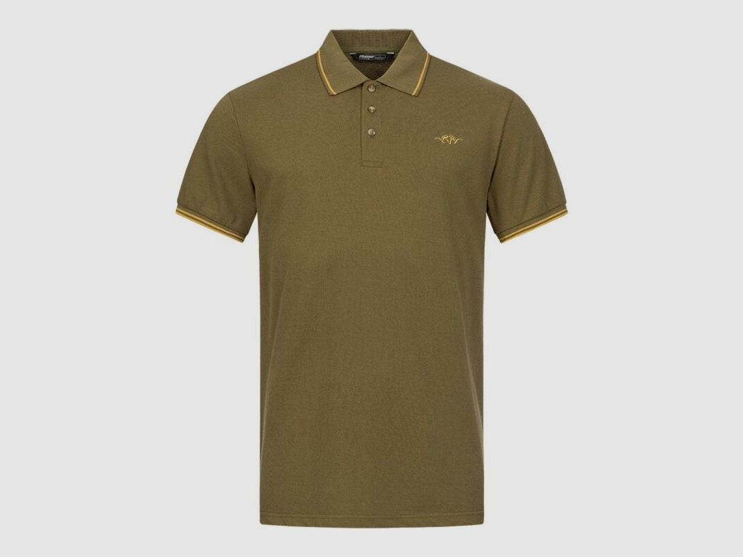 Blaser Herren Polo Shirt 22 Dunkeloliv