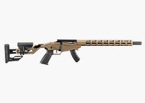 RUGER PRECISION RIMFIRE .22 LR 18"/46CM 1/2"-28 DAVIDSON'S DARK EARTH CERAKOTE