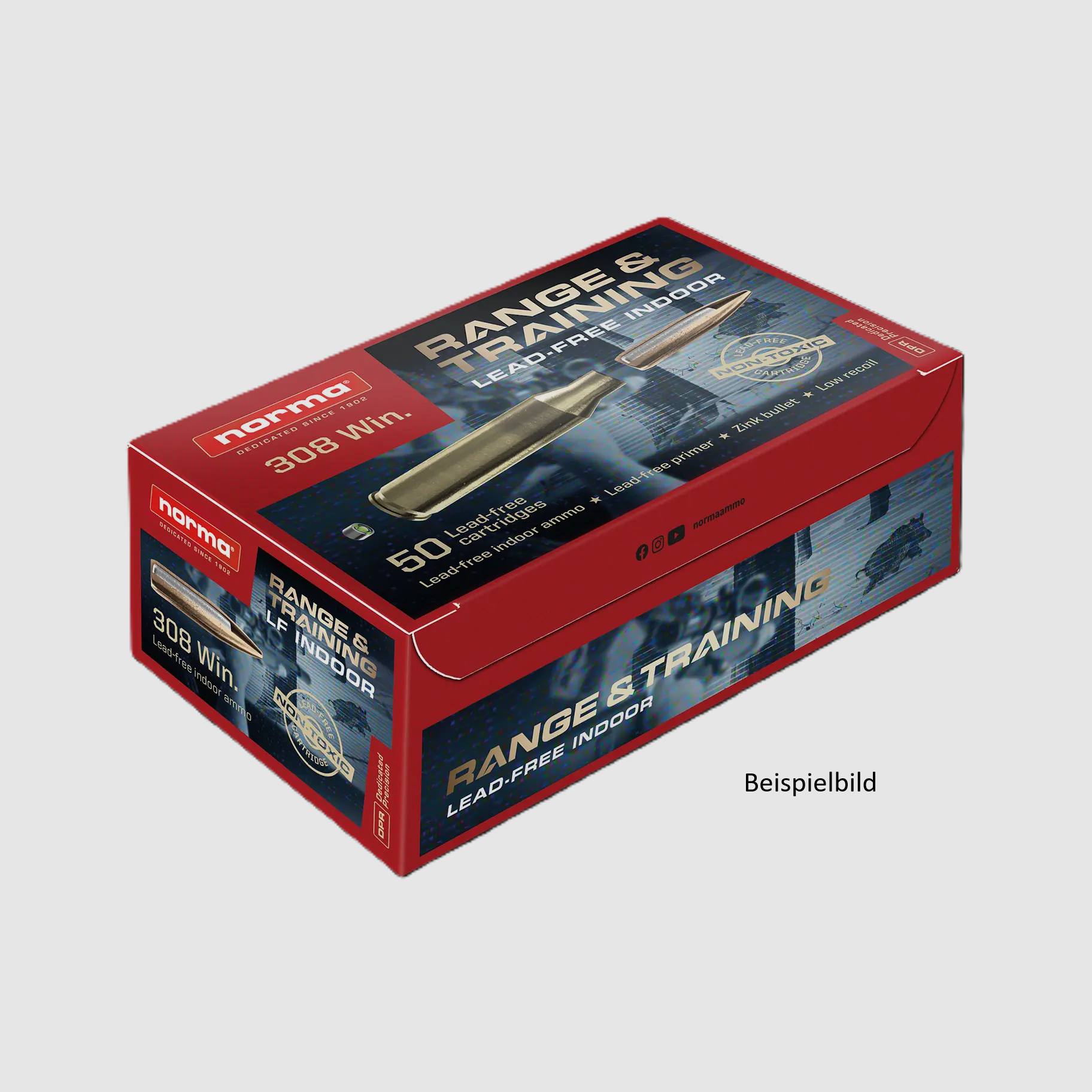 Norma 7 mm Rem Mag HP Range & Training Indoor 100gr/6.5g
