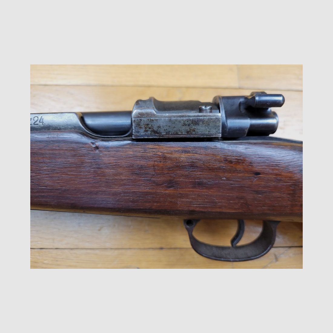 Mooie Tsjechische regulatiewapen VZ 24 – kal. 8x57IS – vervaardigd in 1931 – gebleven in zijn pre-WOII configuratie – zeer goede loop en zeer goed hout – TBE, afbeelding 5 van 22