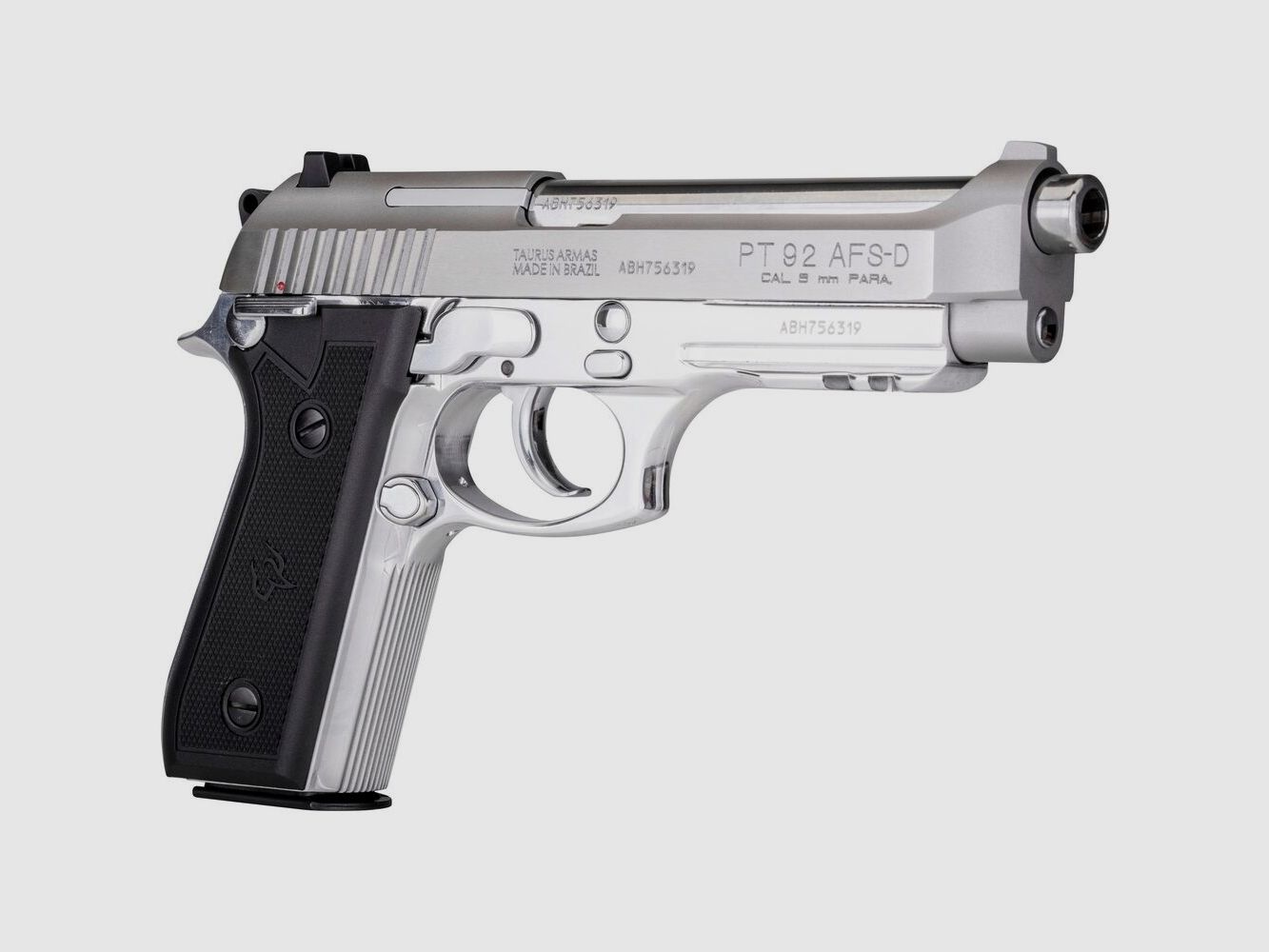 Taurus PT 92 SS17 Rail, Stainless Steel matt, 17 Schuss Pistole