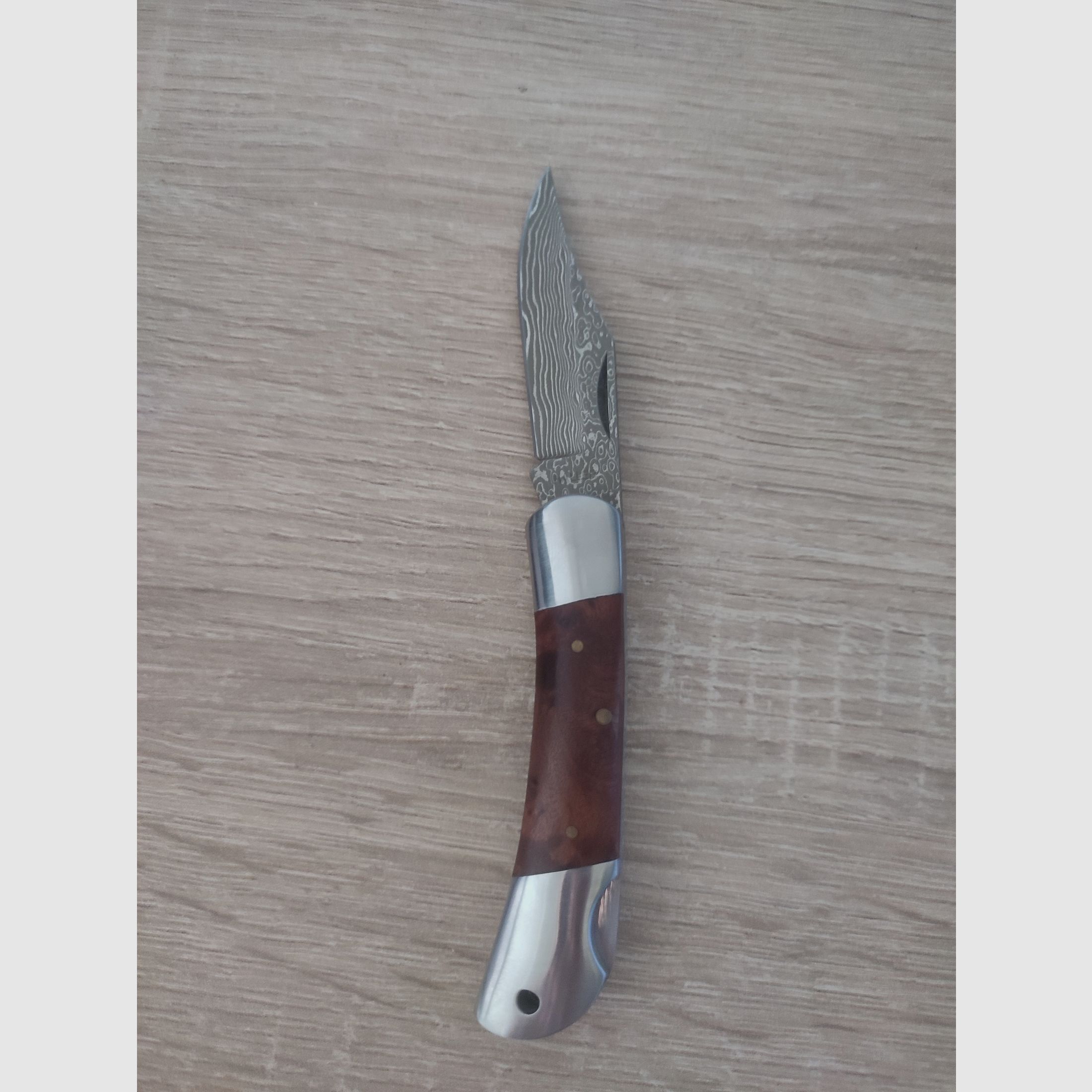 Haller 80621 Damastmesser Taschenmesser Outdoor Messer