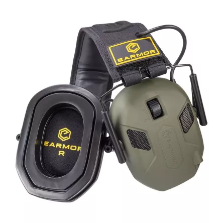Earmor – aktiver Gehörschutz M300X Foliage Green IPSC-Lizenz