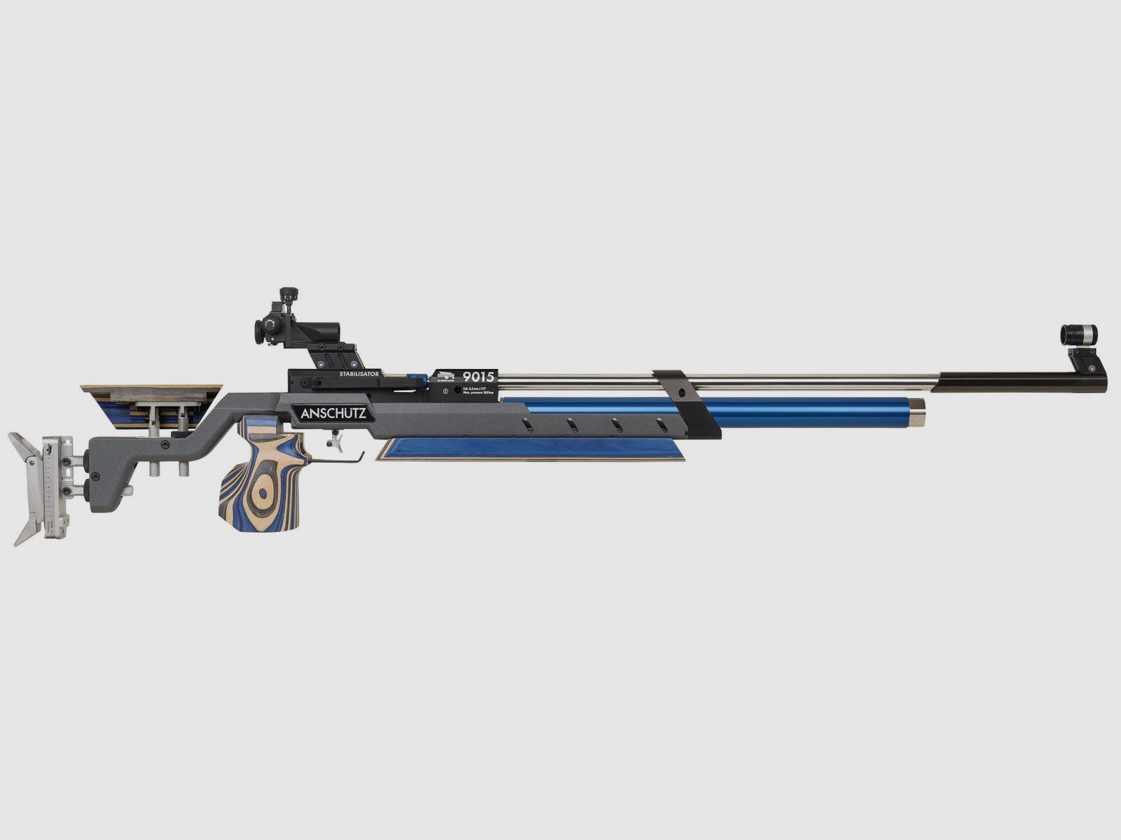 ANSCHÜTZ Carbine 9015 Aluminum anthracite/blue NATURal, image 1 of 4