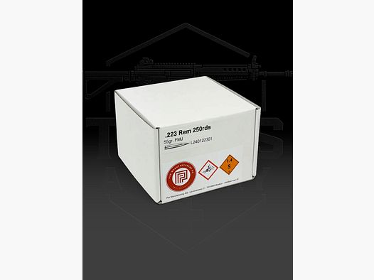 PAX MANUFACTURING, .223 Rem, 55 gr, 250 colpi