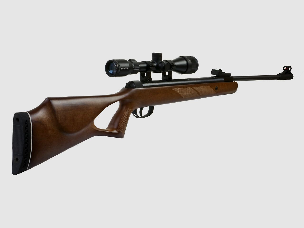 Knicklauf Luftgewehr Diana two-fifty Fiberoptik Lochschaft inklusive Diana Zielfernrohr 3-9x32 Kaliber 4,5 mm (P18)