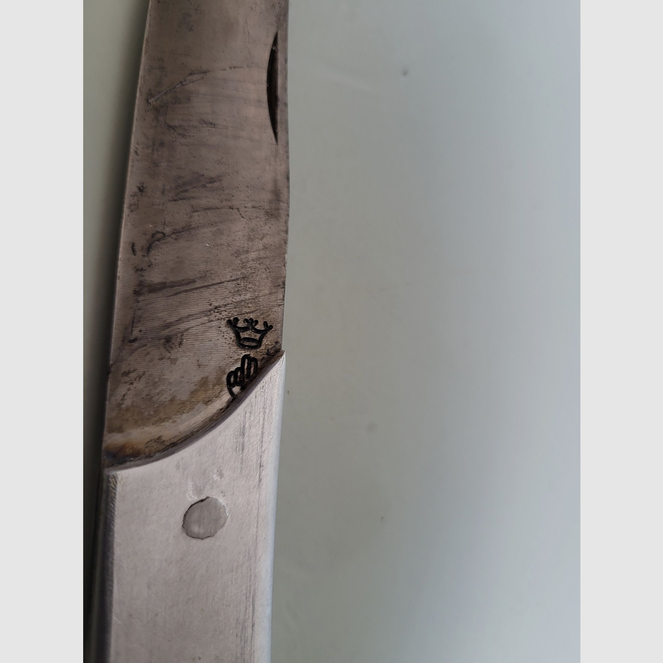 2 WK - WW Messer - Soldaten Messer Grabenkunst - 1940er Jahre