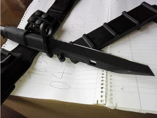 ¡Venta de emergencia! Extrema Ratio Fulcrum cuchillo de campo/bayoneta con funda compatible con MOLLE