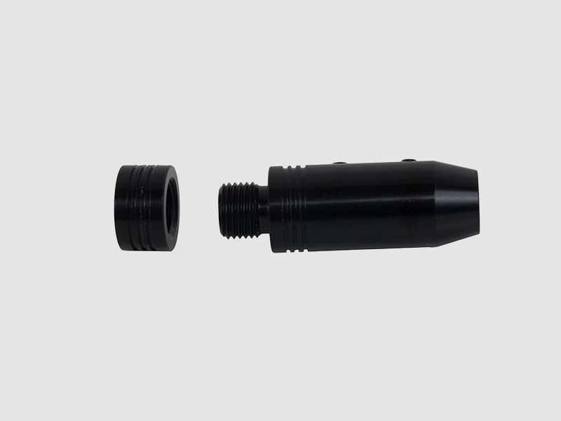 1/2 Zoll UNF Universal SchalldĂ¤mpferadapter mit Gewindeschutzmutter MKII fĂĽr LĂ¤ufe mit 12 mm Durchmesser