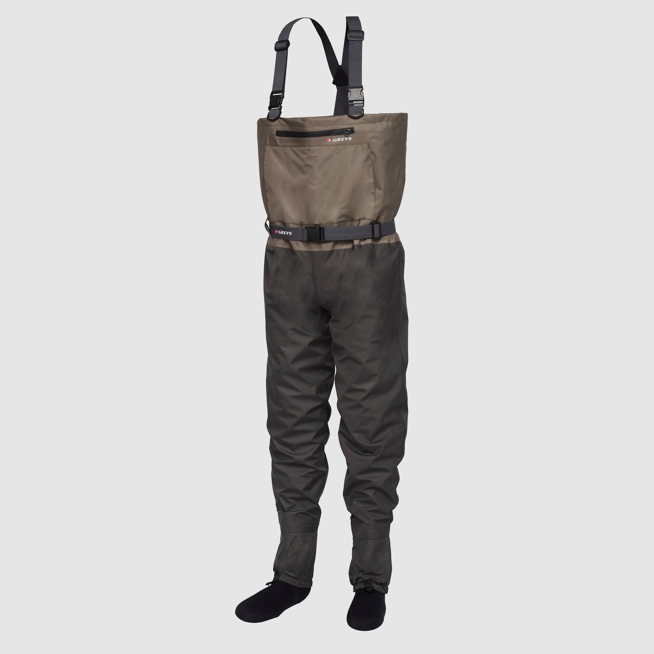 Greys Tail atmungsaktive Stocking-Foot-Wathose mit Fußsocke - XXL 45-47