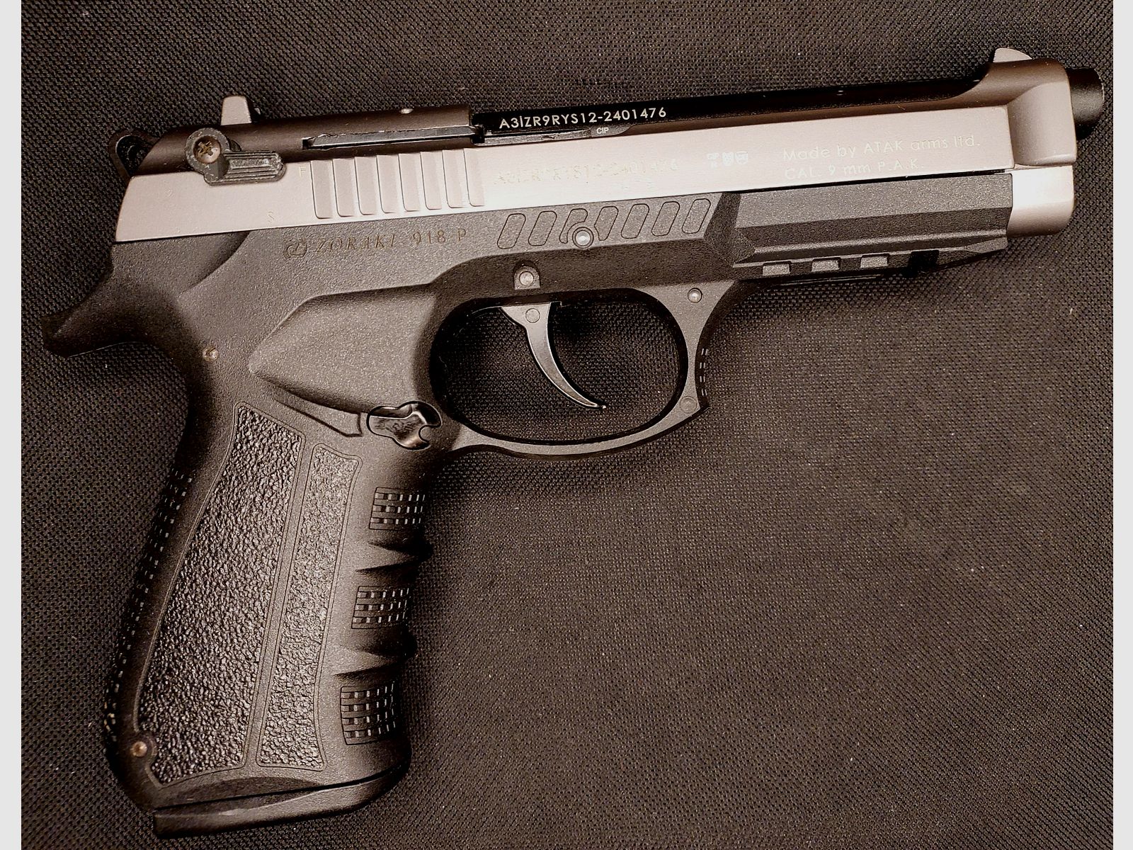 Zoraki 918-P TR-2024 9mm P.A.K. Titan (PTB 1072) as good as new Z 918 as good as new