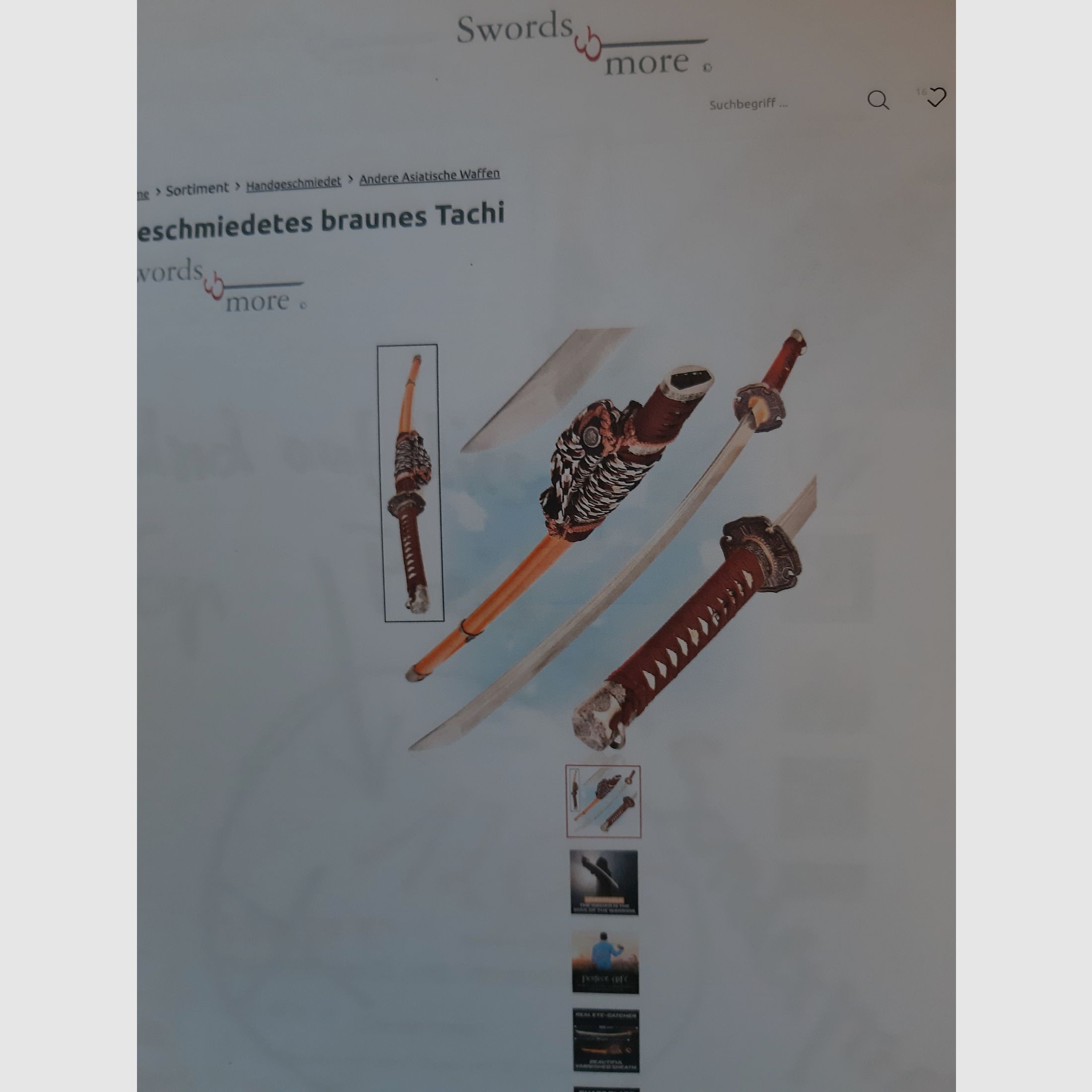  KATANA anche TACHI, nuovo, bello + affilato