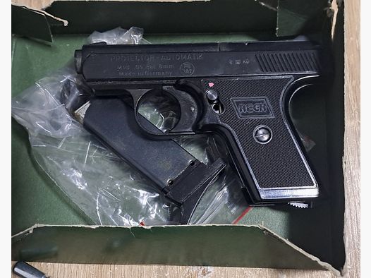 Reck Protector G5 in caliber 8 mm blank/ PTB 387 with packaging!