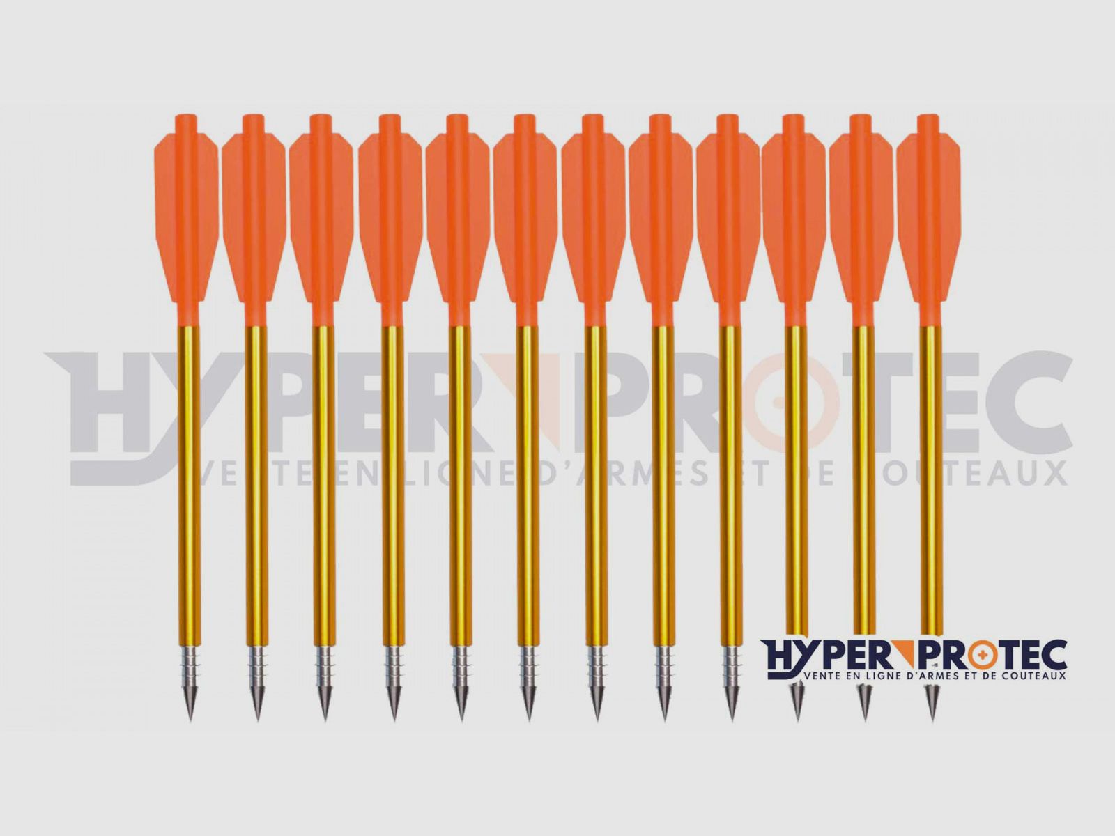ALU ARROWS FOR CROSSBOW PISTOL 50 or 80 pounds - LOT OF 12 - 16 CM, image 4 of 4