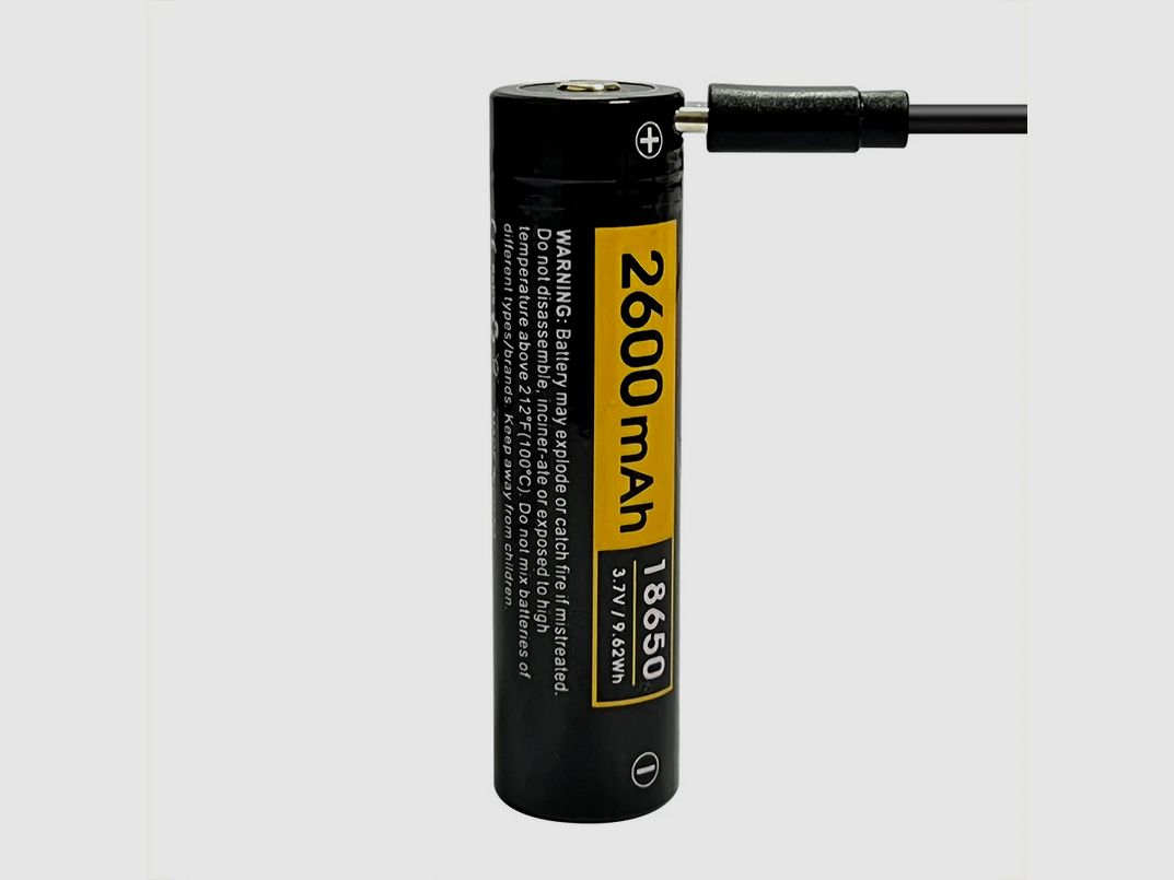 SPERAS – Akku – 18650, 2600 mAh, USB-C