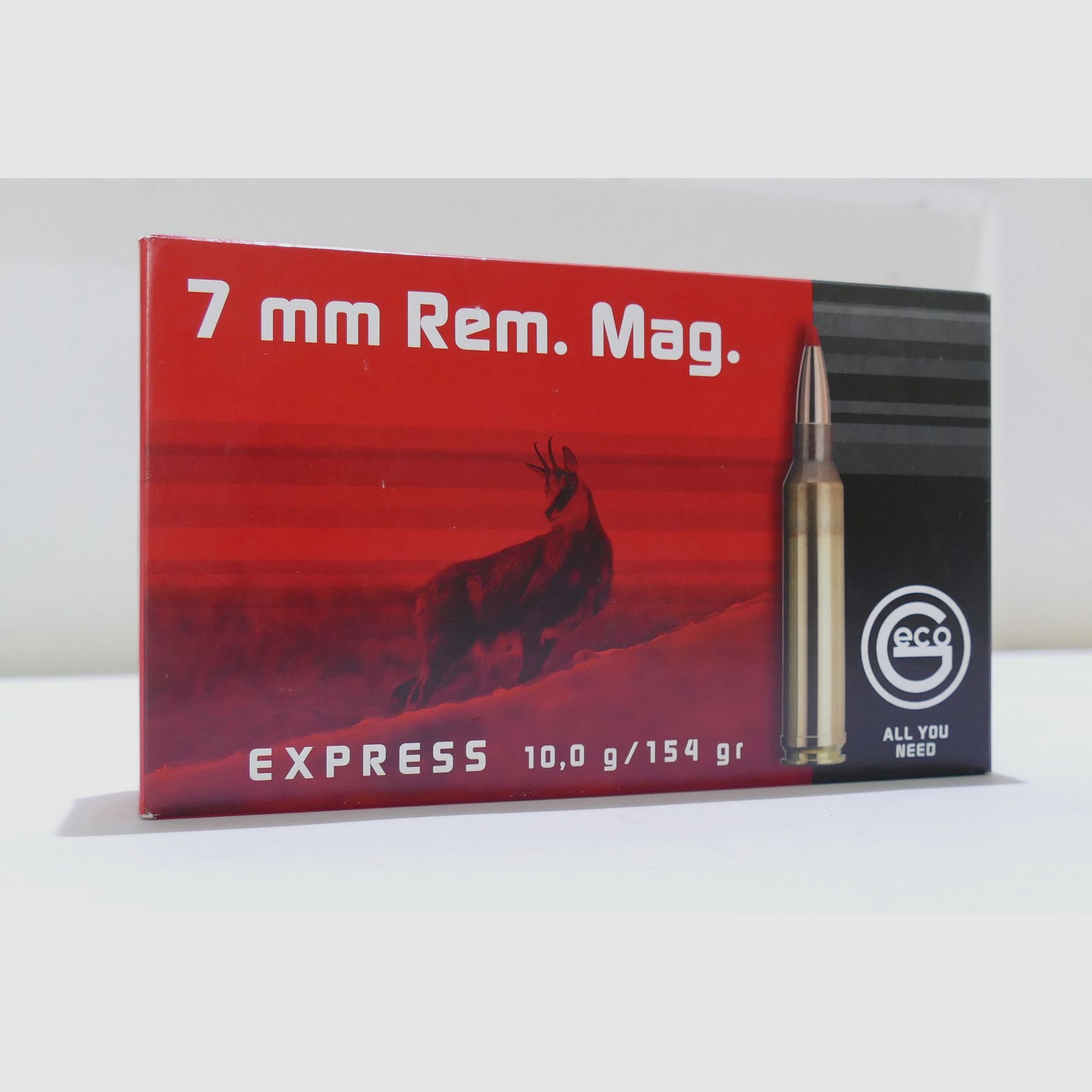 Geco 7mm Rem. Mag. TM Express 10,0g/155gr Büchsenpatronen