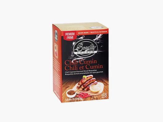 Bradley Chili Cumin Briketts Set de 48 piezas Colección Premium