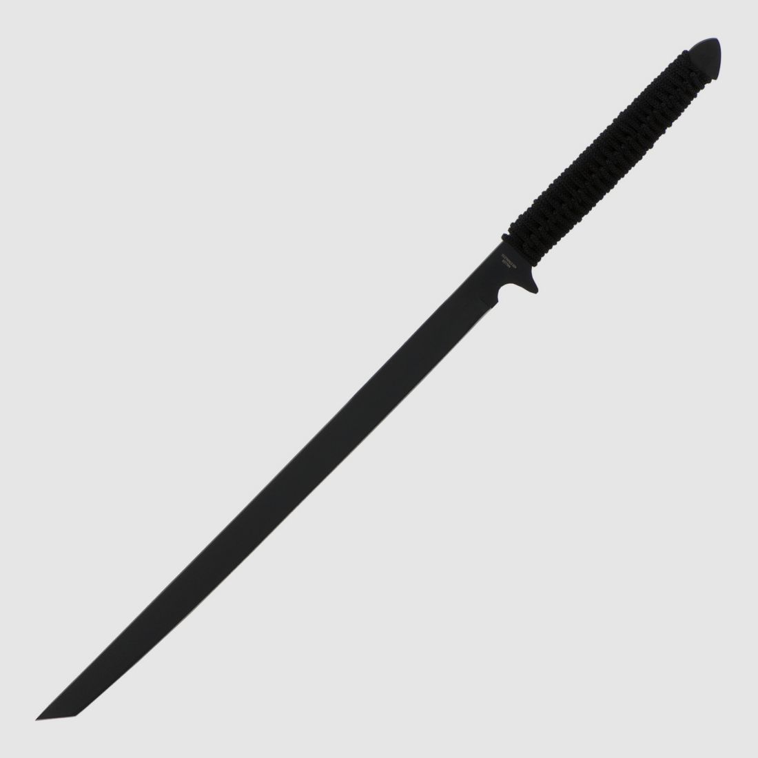 Ninja commando sword with black blade