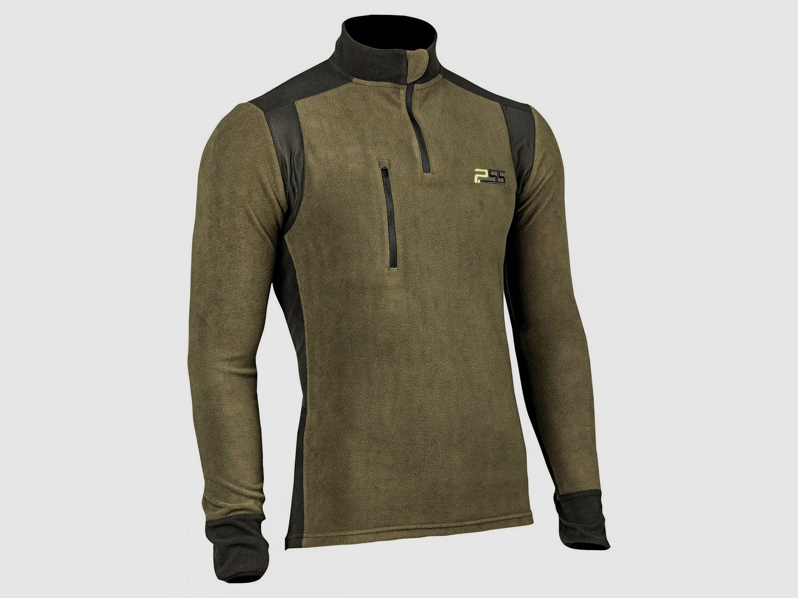 X-treme Polar Microfleece Pullover Herren (Grün/Schwarz)