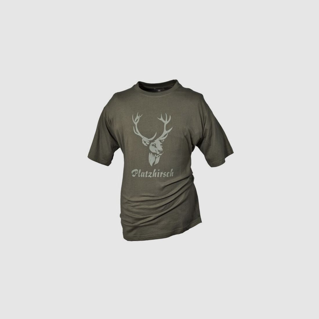 Hubertus T-Shirt Platzhirsch Oliv