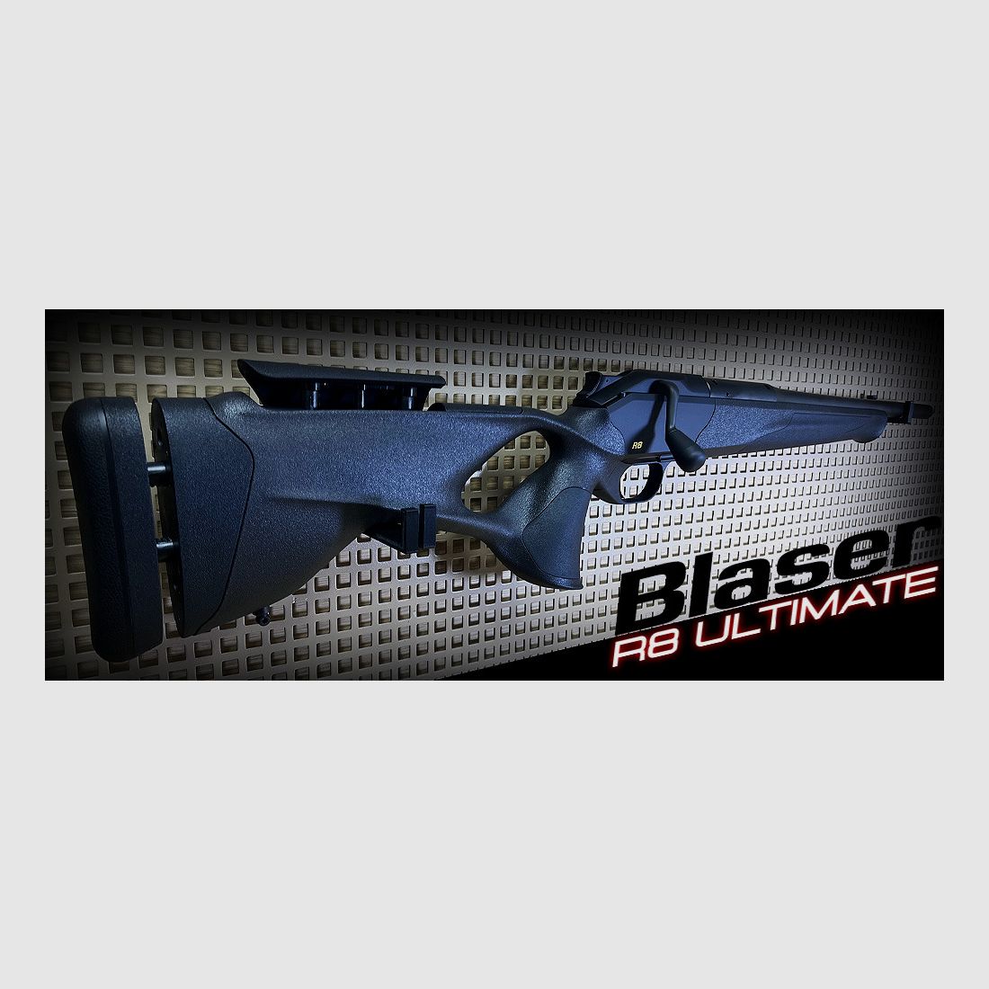 BLASER R8 ULTIMATE ELASTOMER / Volledige aanpassing / gouden trekker / M15x1 / Kaliber & loop naar keuze