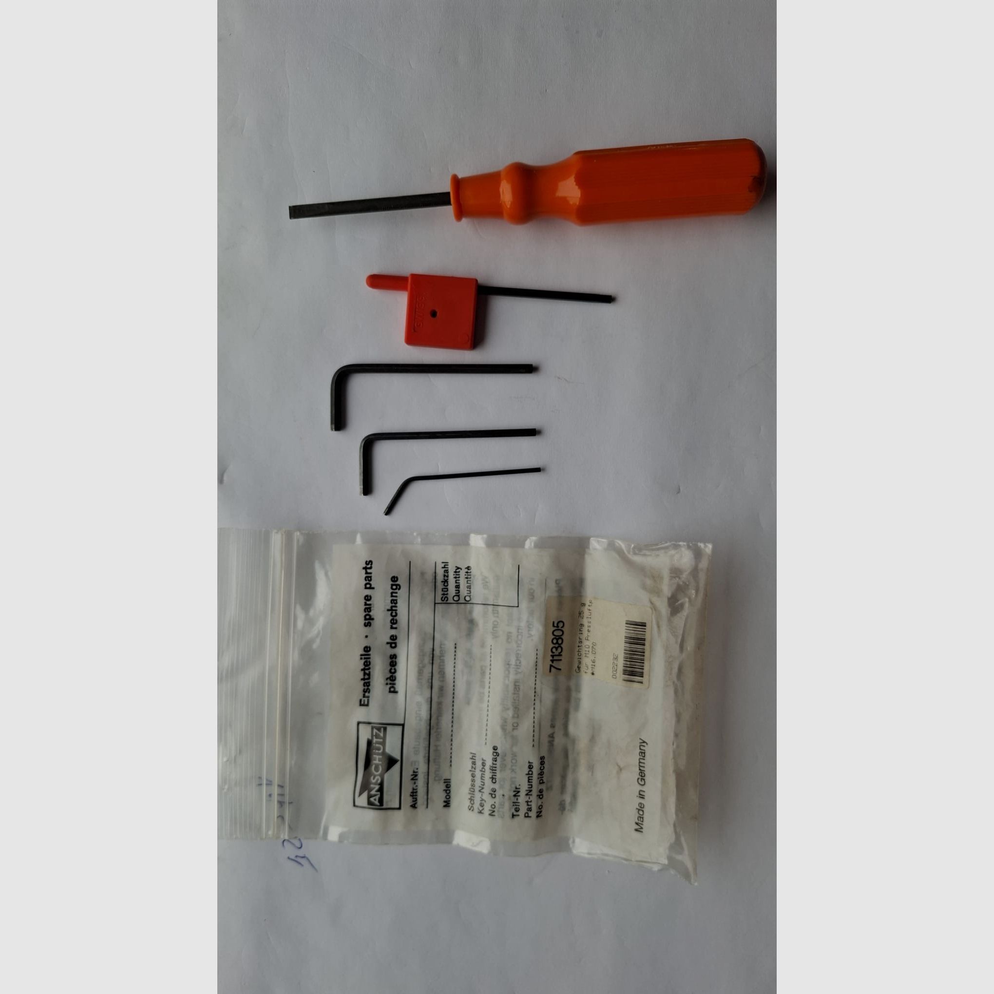 Pistolet à air Anschütz SAM M10 Cal.4,5