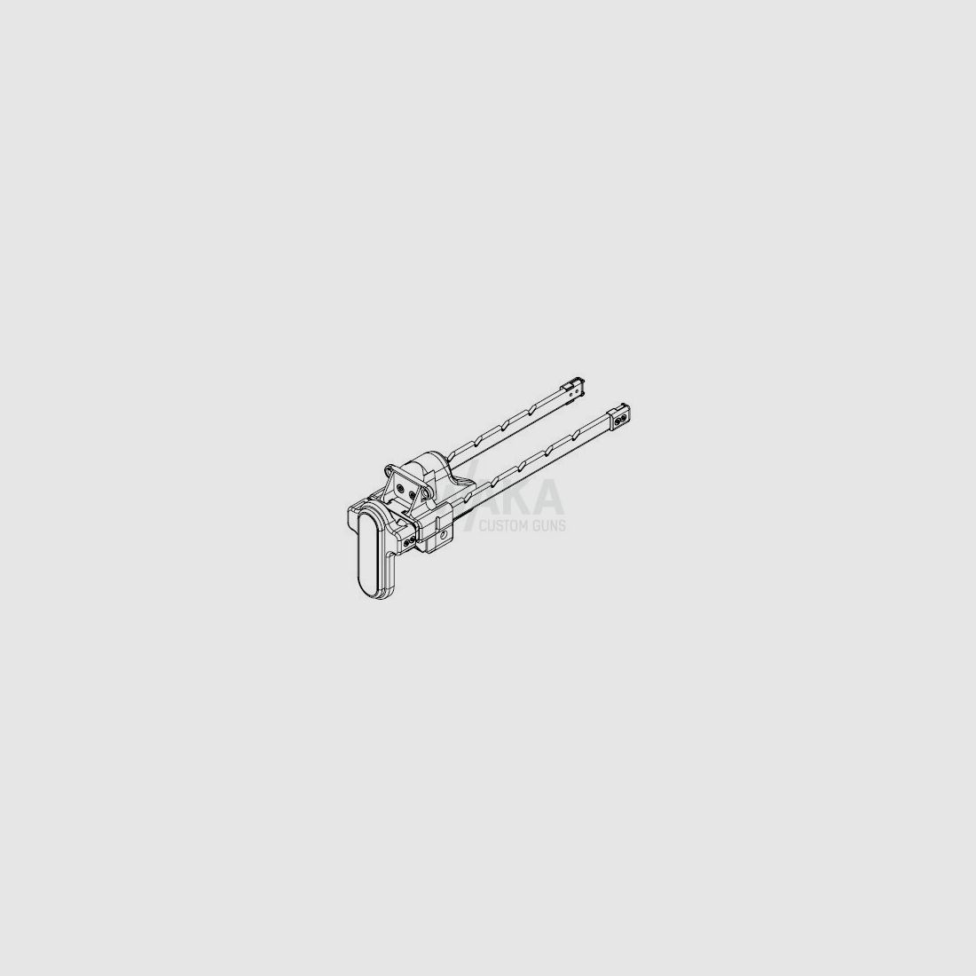 B&T Teleskopschulterstütze für HK MP5/SP5 in 5 Positionen längenverstellbar inkl. Puffer