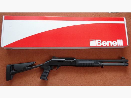 Benelli Benelli M4 Super 90 telescopische kolf, MC kal. 12/76 met 47 cm loop