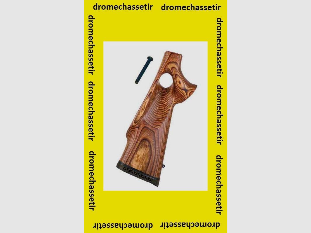 Crosse a trou de Pouce en lamellé collé pour Carabine Remington 7400 semi automatique , pour droitier